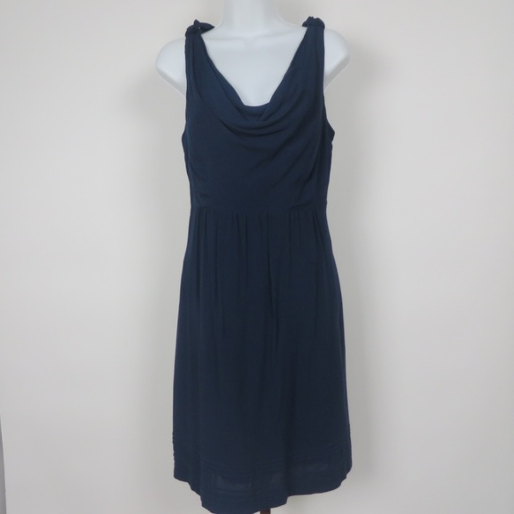 Anthropologie Maeve Navy size 2 midi dress